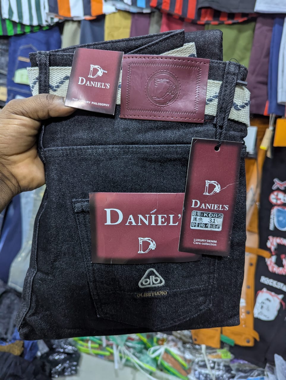 Calça Jeans Preta Daniel's Luxury Denim