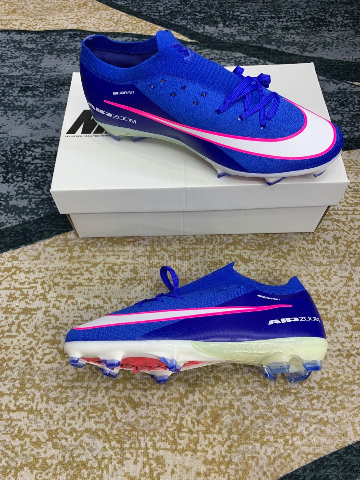 Chuteira Nike Mercurial Azul/Violeta