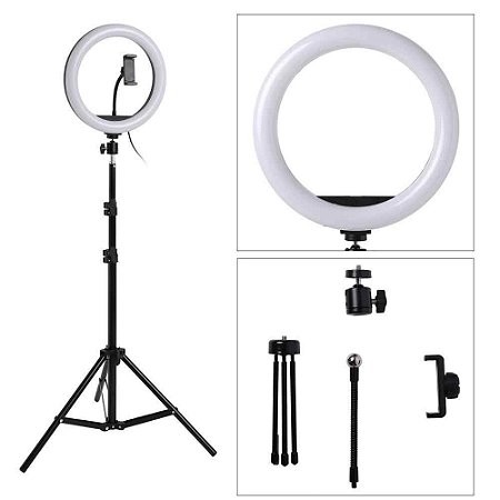Foto 2 de Ring Fill Light 12" com Tripé Ajustável