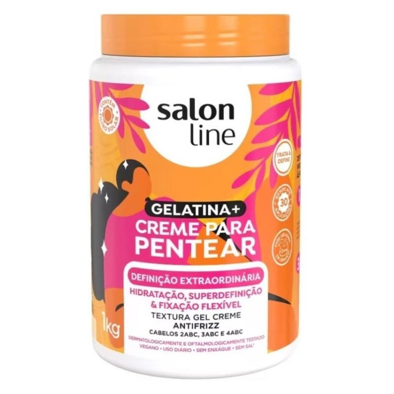 Salon Line Gelatina Creme para Pentear