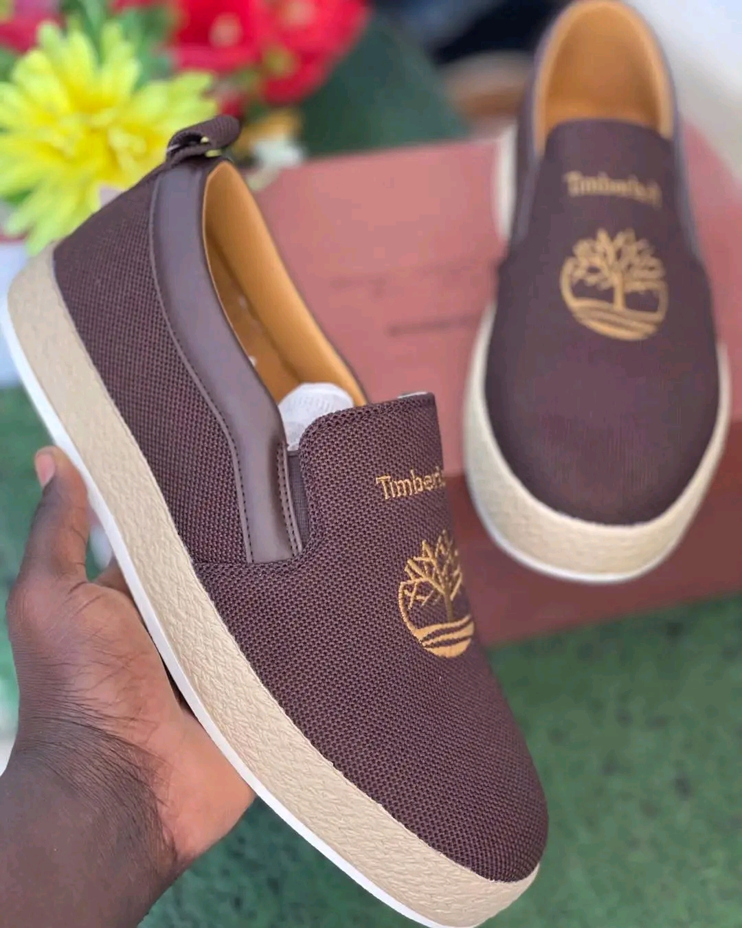 Timberland Slip-On Canvas – Marrom